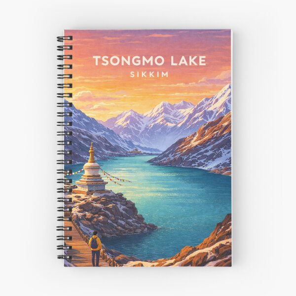 Item preview, Tsongmo Lake Sikkim Himalayan Prayer Flag Mountain Pass designed and sold by Aryabek.