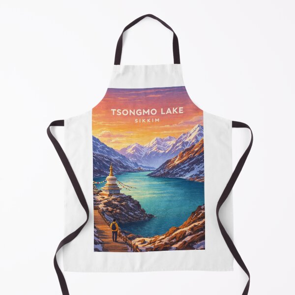 Item preview, Tsongmo Lake Sikkim Himalayan Prayer Flag Mountain Pass designed and sold by Aryabek.