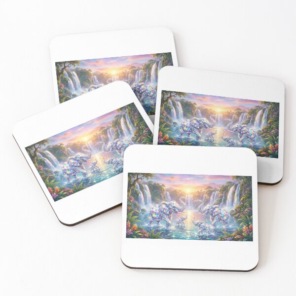 Item preview, Water falls and Elephants designed and sold by Buddha Arts.
