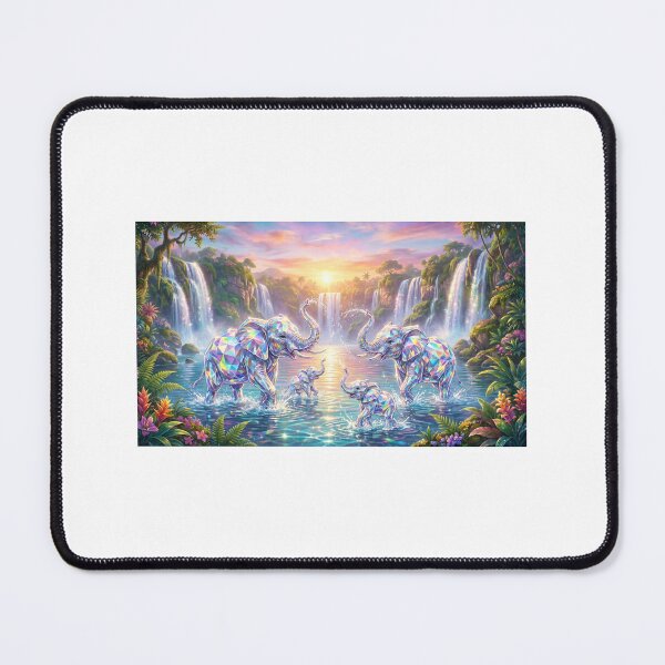 Item preview, Water falls and Elephants designed and sold by Buddha Arts.