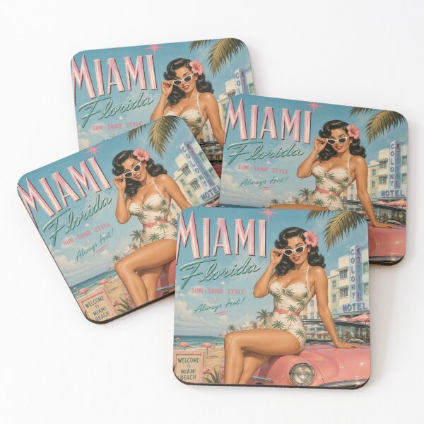 Item preview, PINUP MIAMI FLORIDA Variant  designed and sold by PINDROPPA.