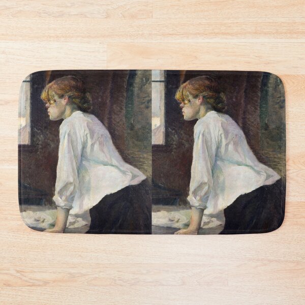 Item preview, La Blanchisseuse by Henri de Toulouse-Lautrec | Post-Impressionist Vintage French Art Print designed and sold by artofuniverse.