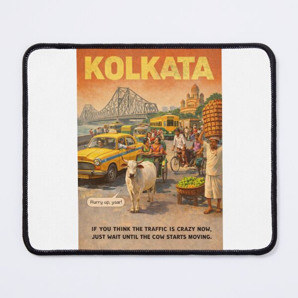 Item preview, Kolkata Howrah Bridge and West Bengal Street Life designed and sold by Aryabek.