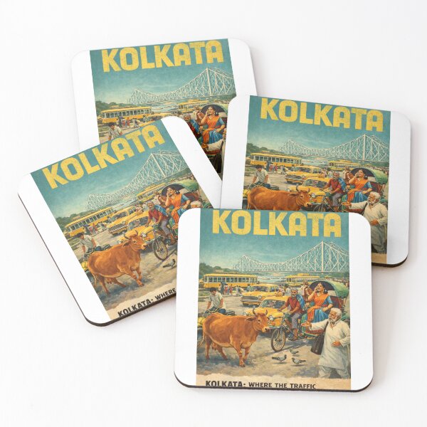 Item preview, Kolkata West Bengal Howrah Bridge and Bengali City Streets designed and sold by Aryabek.