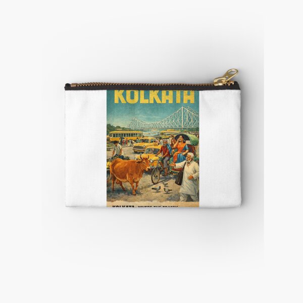Item preview, Kolkata West Bengal Howrah Bridge and Bengali City Streets designed and sold by Aryabek.