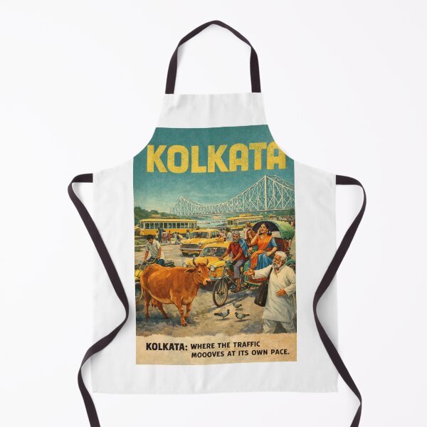 Item preview, Kolkata West Bengal Howrah Bridge and Bengali City Streets designed and sold by Aryabek.