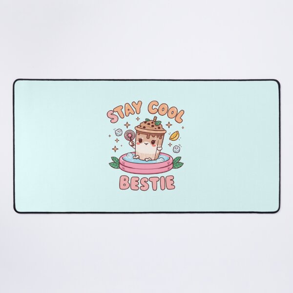 Item preview, Stay Cool Bestie Cute Summer Aesthetic Ice Cream Friendship Retro Pastel Graphic designed and sold by KhadijaBatool38.