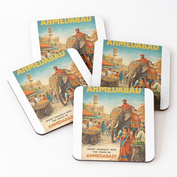 Item preview, Ahmedabad Gujarat Market Street and Elephant Festival Scene designed and sold by Aryabek.