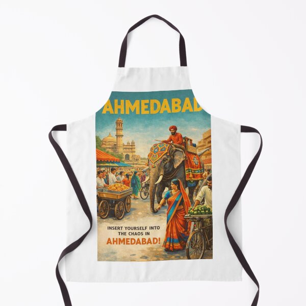 Item preview, Ahmedabad Gujarat Market Street and Elephant Festival Scene designed and sold by Aryabek.