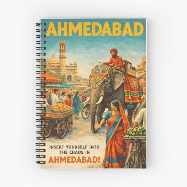 Item preview, Ahmedabad Gujarat Market Street and Elephant Festival Scene designed and sold by Aryabek.