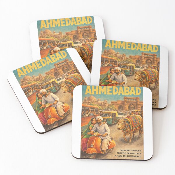 Item preview,  Ahmedabad Old City Traffic and Gujarati Heritage Street Scene designed and sold by Aryabek.