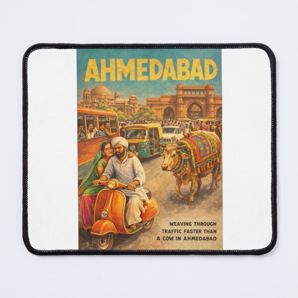 Item preview,  Ahmedabad Old City Traffic and Gujarati Heritage Street Scene designed and sold by Aryabek.
