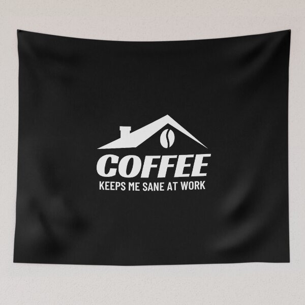 Item preview, Coffee Keeps Me Sane at Work Shirt – Funny Coffee Lover Work T-Shirt T-Shirt designed and sold by Line-Mood1⭐️⭐️⭐️⭐️⭐️.