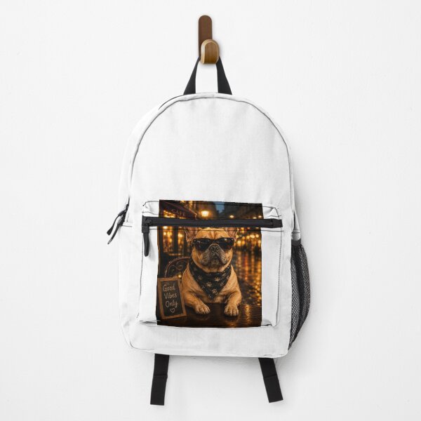 Item preview, Stylish Bulldog – Good Vibes Only designed and sold by Kadi Art Haven .