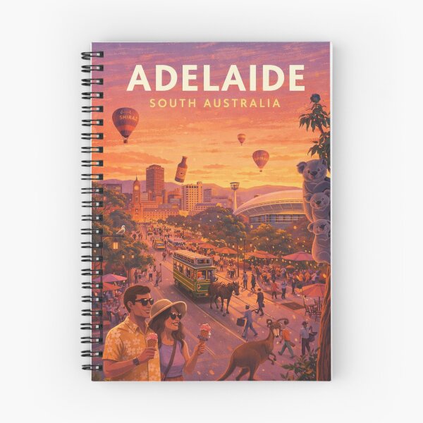 Item preview, Adelaide South Australia Tramlines and Festival City Skyline designed and sold by Aryabek.
