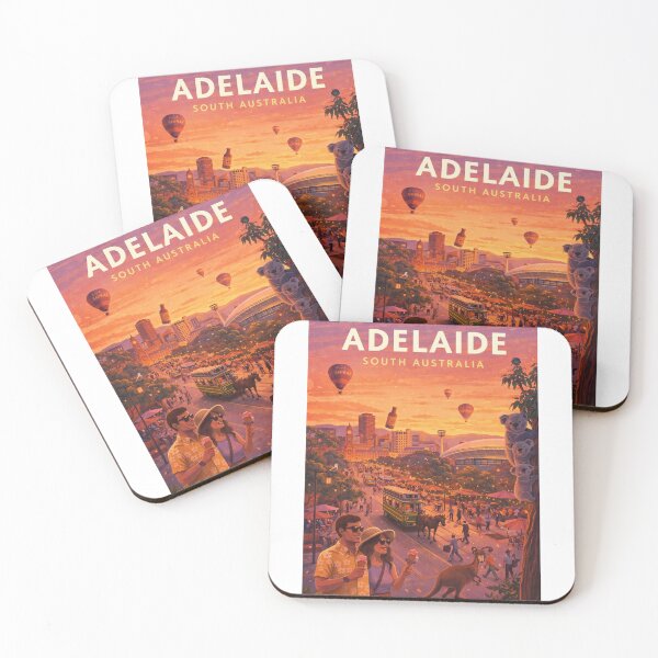Item preview, Adelaide South Australia Tramlines and Festival City Skyline designed and sold by Aryabek.