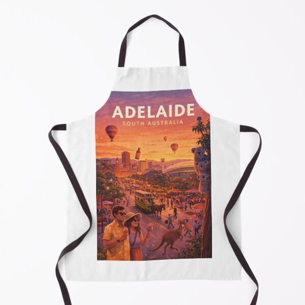 Item preview, Adelaide South Australia Tramlines and Festival City Skyline designed and sold by Aryabek.
