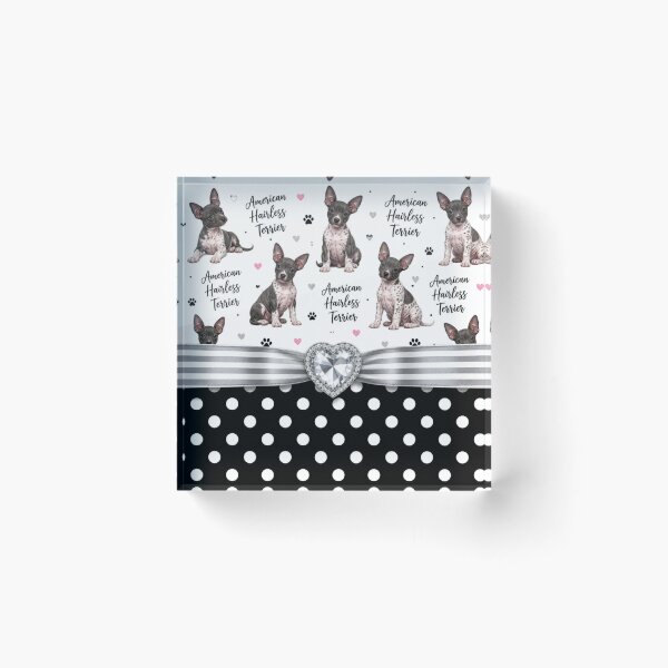 Item preview, American Hairless Terrier Pattern designed and sold by Wags & Tails.