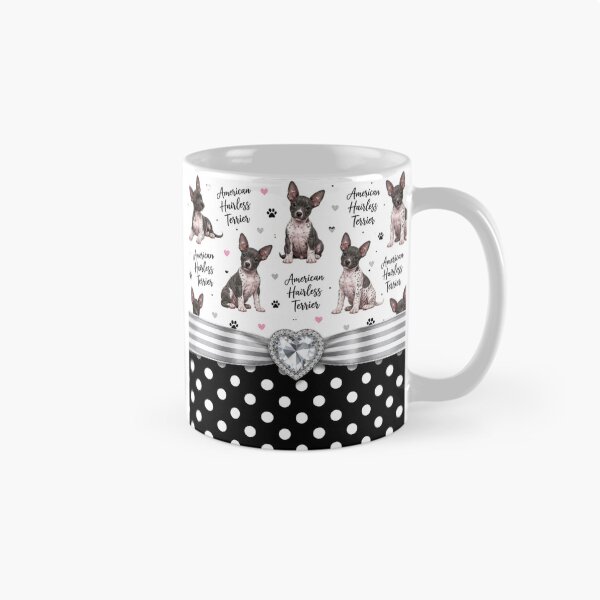Item preview, Patrón del American Hairless Terrier designed and sold by Wags & Tails.