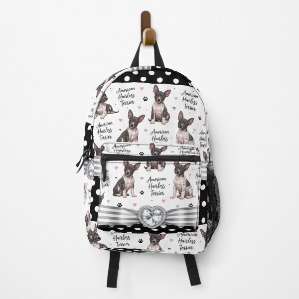 Item preview, Patrón del American Hairless Terrier designed and sold by Wags & Tails.