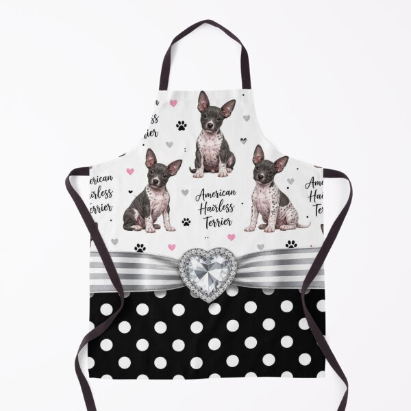 Item preview, Patrón del American Hairless Terrier designed and sold by Wags & Tails.