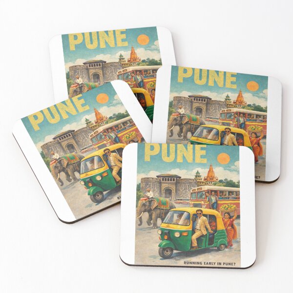 Item preview, Pune Maharashtra Auto Rickshaw and Shaniwar Wada Street Scene designed and sold by Aryabek.