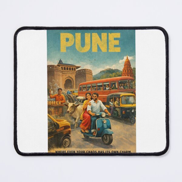 Item preview, Pune Maharashtra Scooter Ride and Historic City Traffic Scene designed and sold by Aryabek.