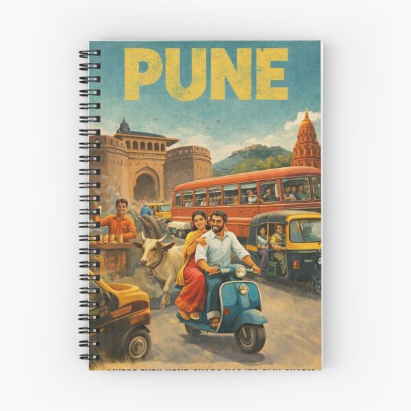 Item preview, Pune Maharashtra Scooter Ride and Historic City Traffic Scene designed and sold by Aryabek.