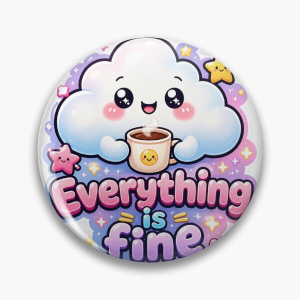 Item preview, Cute Cloud Sticker ☕✨ Soft Pastel Aesthetic designed and sold by stickyverselab.