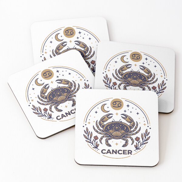 Item preview, Mystical Vintage Cancer Zodiac Crab Astrology Sticker designed and sold by Wittylayer.