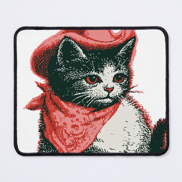 Item preview, Cute Cowboy Kitten Wild West Kawaii Cat Design designed and sold by Meow-Attitude.