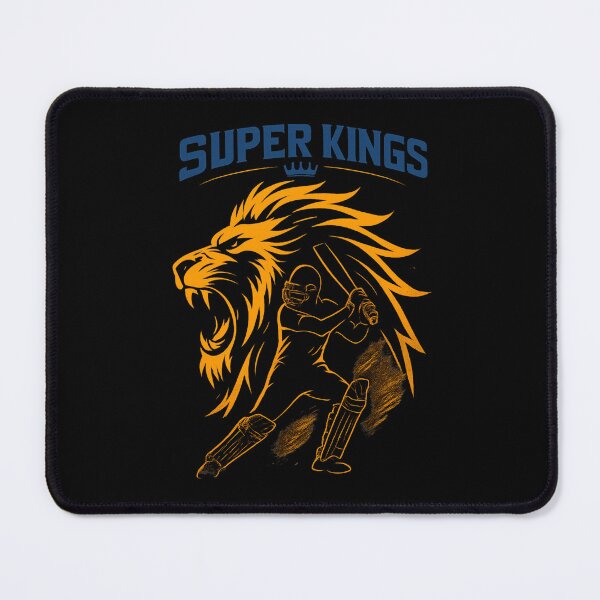 Item preview, New Super Kings Cricket Fan Art - Roaring Lion designed and sold by Crick-Art.