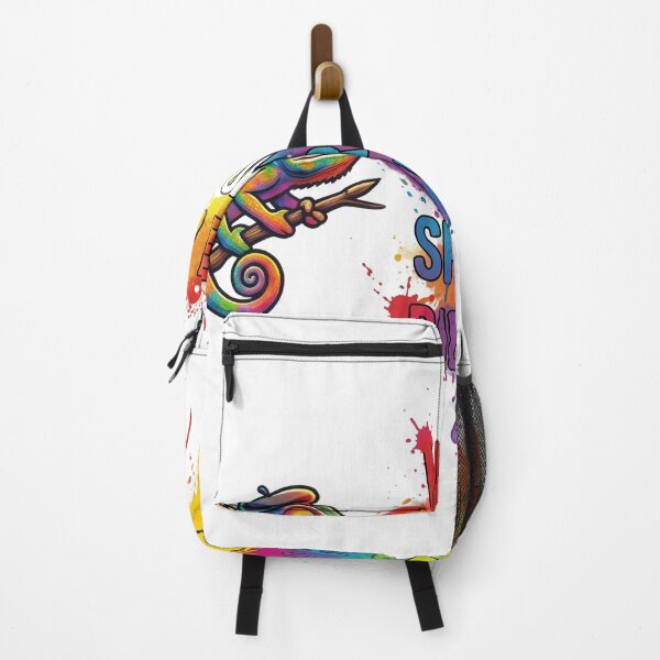 Item preview, Chameleon Graffiti Art – When everything is white, I'll spray my world in color. designed and sold by Spreesnake Design .