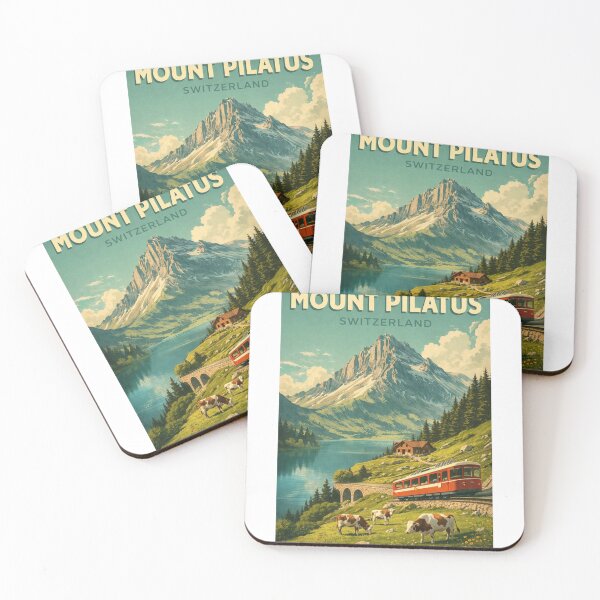 Item preview, Mount Pilatus Switzerland Alpine Railway and Lake Panorama designed and sold by Aryabek.