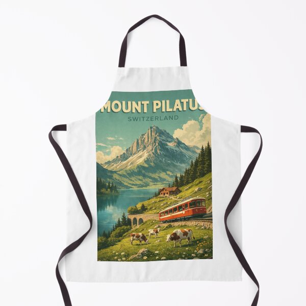 Item preview, Mount Pilatus Switzerland Alpine Railway and Lake Panorama designed and sold by Aryabek.