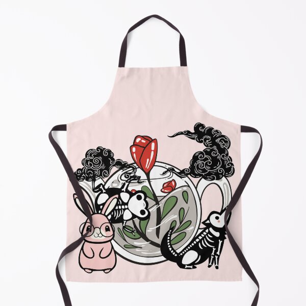 Item preview, Pink Bunny Tea Time with Skeletons designed and sold by Kanniax.