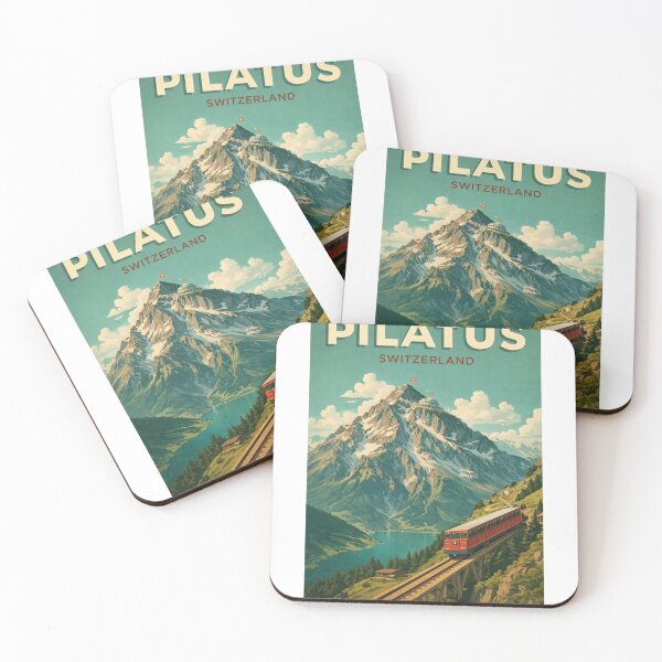 Item preview, Pilatus Switzerland Mountain Railway Above Lake Lucerne designed and sold by Aryabek.