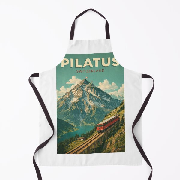 Item preview, Pilatus Switzerland Mountain Railway Above Lake Lucerne designed and sold by Aryabek.