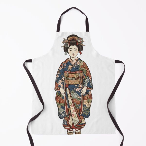 Item preview, Ukiyo-e Style Japanese Doll - Traditional Edo Aesthetic designed and sold by vekotpu.