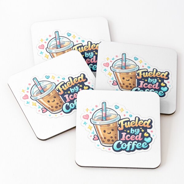 Item preview, Faluda Ice Coffee – Creamy Cold Dessert Drink | Cute Aesthetic Summer Beverage Design designed and sold by Jyotisima8929.