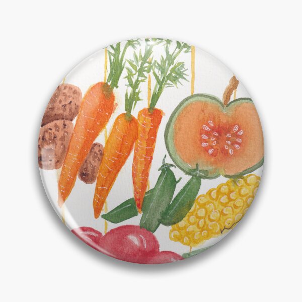 Item preview, Vegetable Table designed and sold by Kirsten Robinson Art.