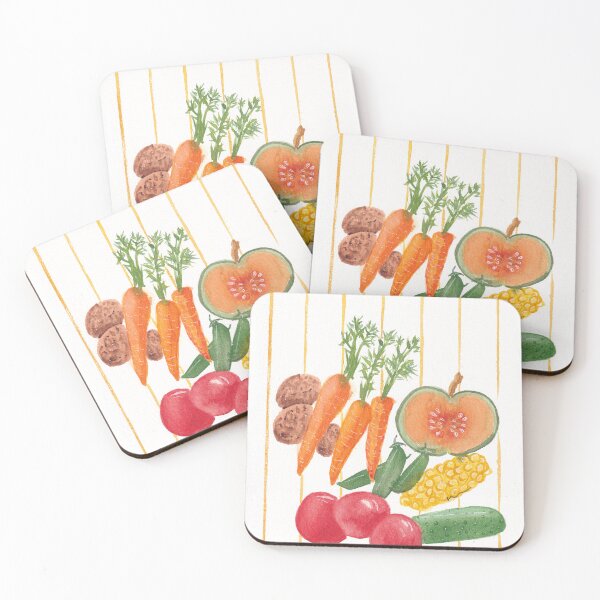 Item preview, Vegetable Table designed and sold by Kirsten Robinson Art.