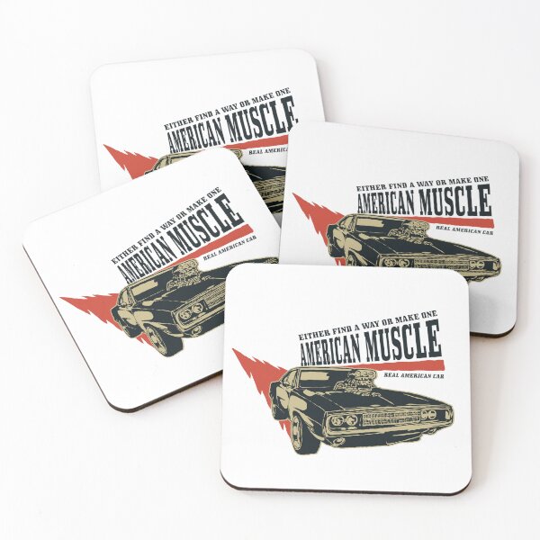 Item preview, Dark American Muscle Car - Retro Night Street Racing designed and sold by 1001T-Shirt.