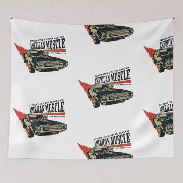 Item preview, Dark American Muscle Car - Retro Night Street Racing designed and sold by 1001T-Shirt.