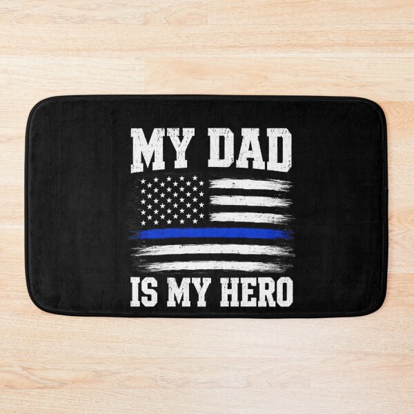 Item preview, My Dad Is My Hero Thin Blue Line Police Officer Dad Law Enforcement Family designed and sold by FormalDehyena.