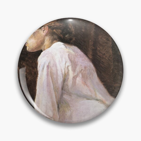 Item preview, La Blanchisseuse by Henri de Toulouse-Lautrec | Intimate Post-Impressionist Portrait Art Print designed and sold by artofuniverse.
