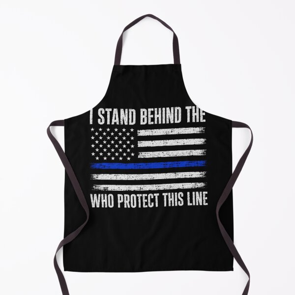 Item preview, I Stand Behind The Blue Line Who Protect This Line Police Support Law Enforcement Patriot designed and sold by FormalDehyena.