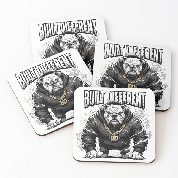 Item preview, Bulldog Built Different Streetwear Design designed and sold by pradeepvisuals.