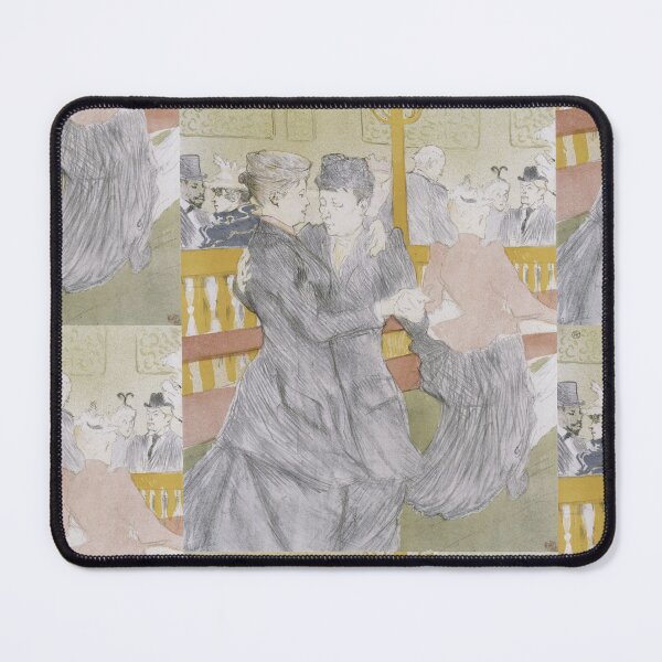 Item preview, La Dance au Moulin Rouge by Henri de Toulouse-Lautrec | Belle Époque Cabaret Poster Print designed and sold by artofuniverse.