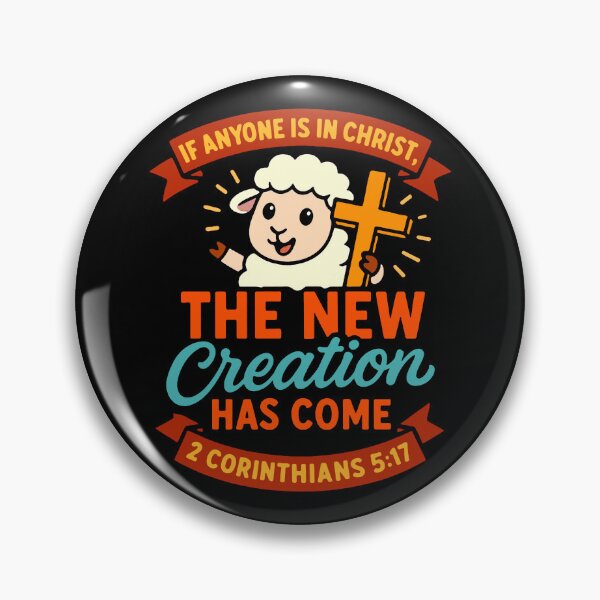 Item preview, 2 Corinthians 5:17 If Anyone is in Christ The New Creation Has Come designed and sold by plushism.